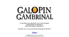 Desktop Screenshot of galopin-gambrinal.com