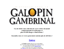 Tablet Screenshot of galopin-gambrinal.com